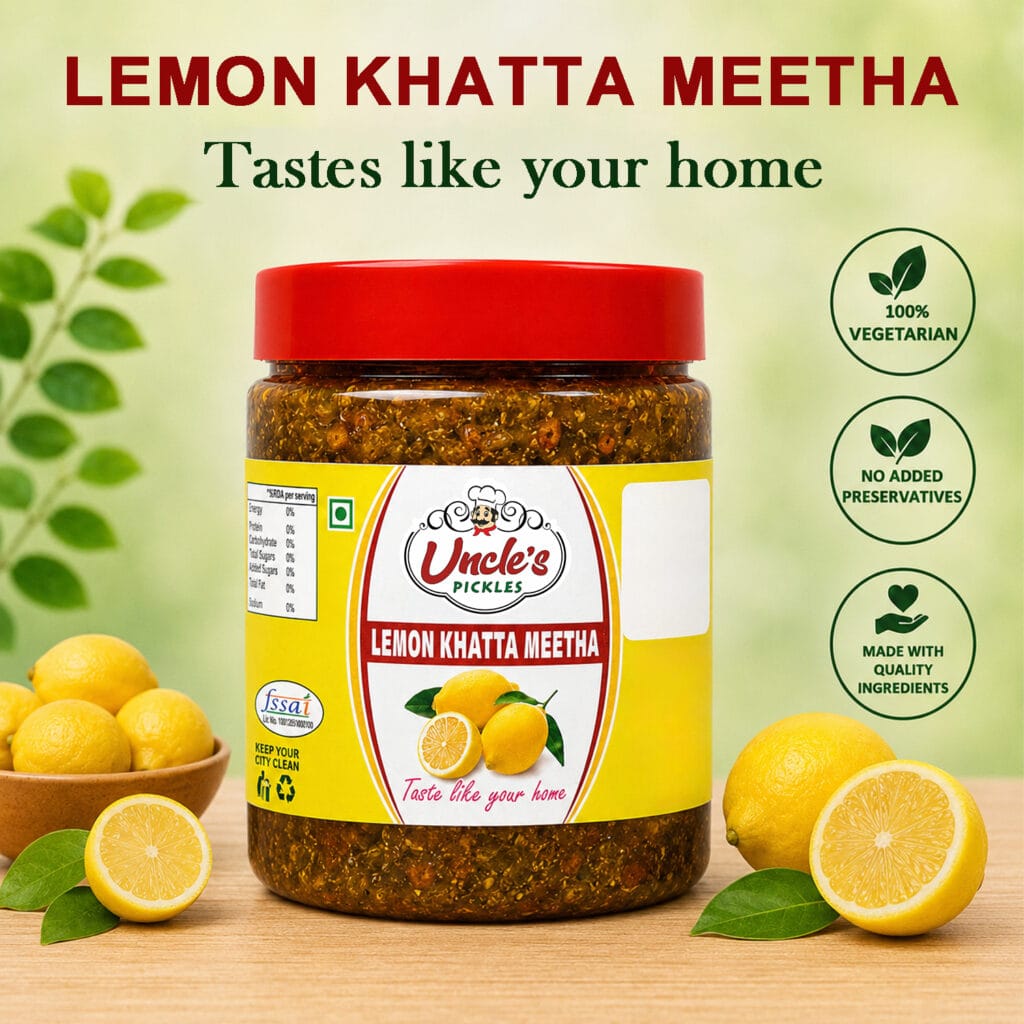 Lemon Khatta Meetha Pickle