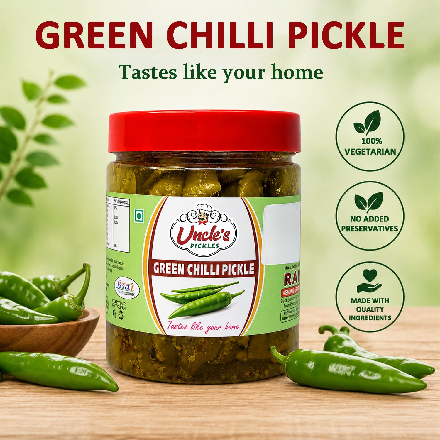 Green Chilli Pickle
