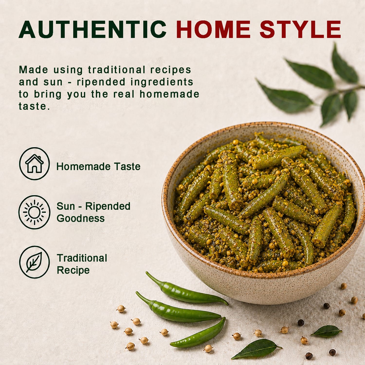 Green Chilli Pickle (Cut Pieces) - Image 3