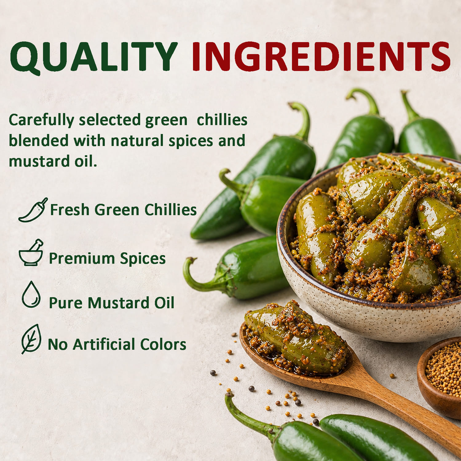 Green Chilli Pickle - Image 3