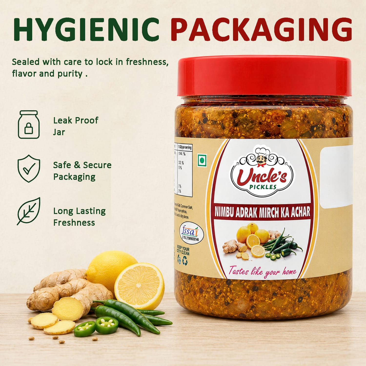 Nimbu Adrak Mirch Ka Achar - Image 6