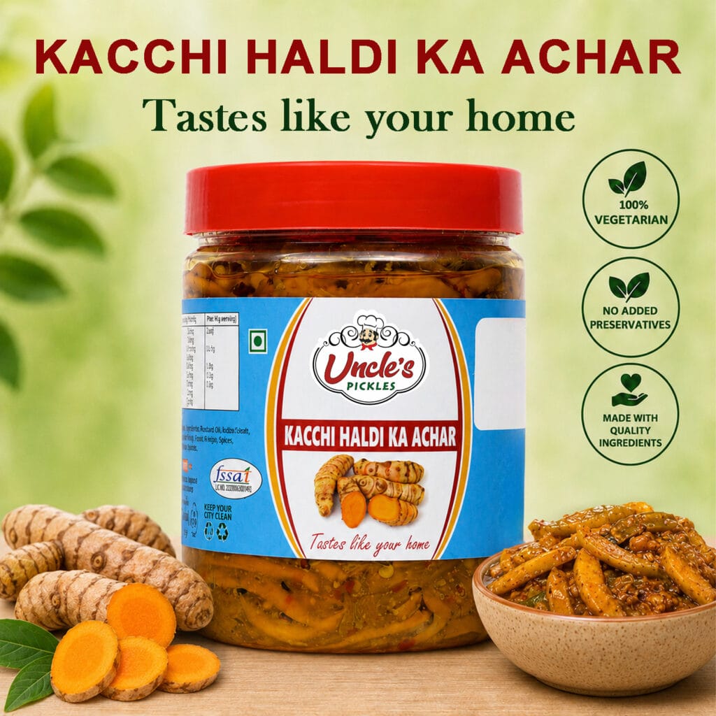 Kacchi Haldi Ka Achar