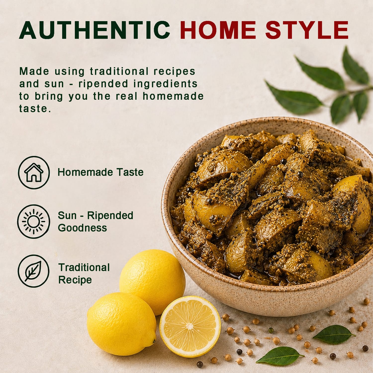 Lemon Khatta Pickle (Garam Masala) - Image 3