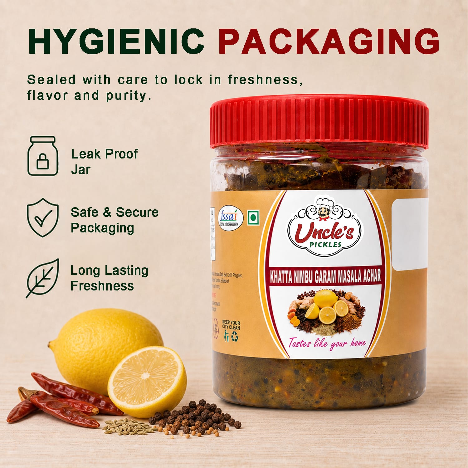 Lemon Khatta Pickle (Garam Masala) - Image 6